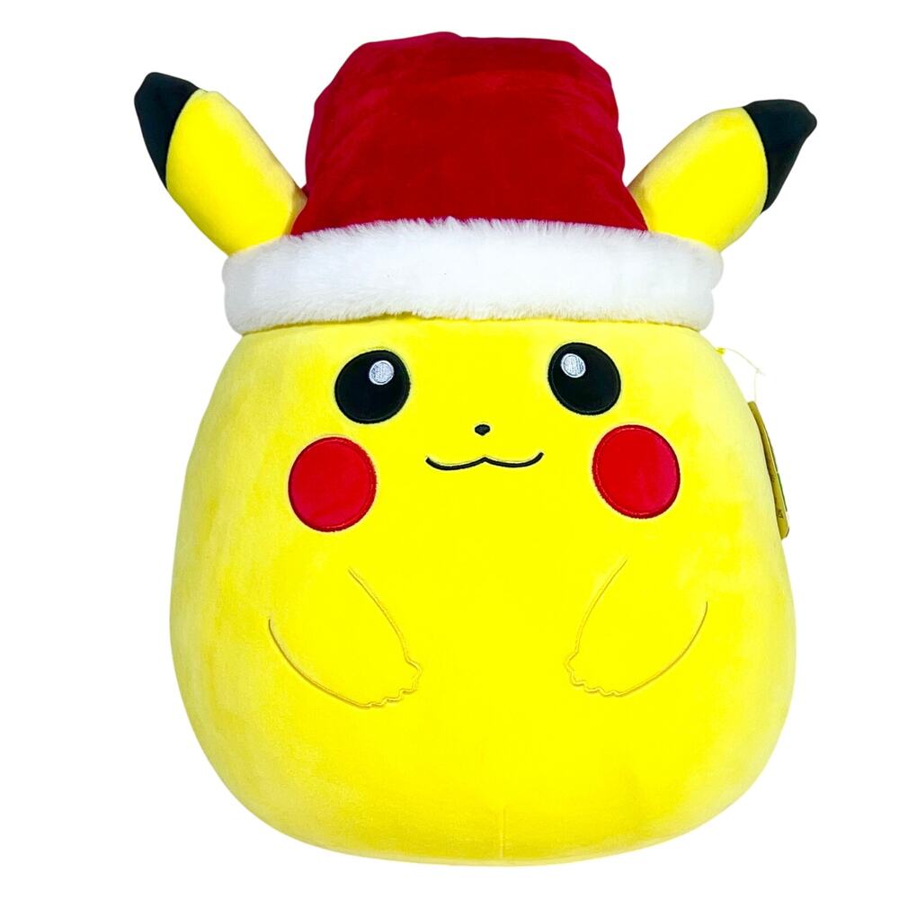 Squishmallows Santa Pikachu Pokemon 20” Plush 2023 New with Tags